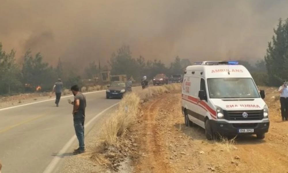 Κυπριακό πυροσβεστικό αεροσκάφος πέταξε πάνω από τα κατεχόμενα!